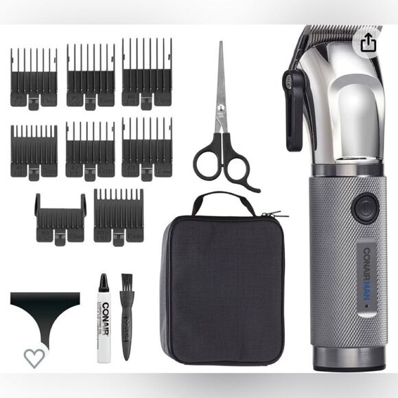 ConairMan close cut precision cordless hair clipper & trimmer set. - Picture 1 of 8